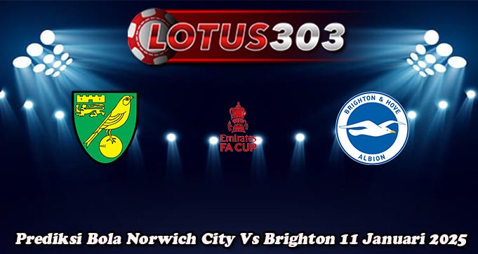 Prediksi Bola Norwich City Vs Brighton 11 Januari 2025